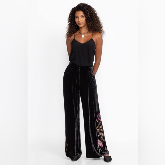 Johnny Was Wide leg Pleat Pant $328 current online! - Picture 3 of 8